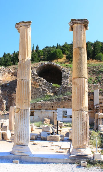 Ruinerna av Efesos i Turkiet — Stockfoto