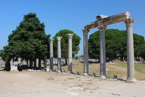 As ruínas de Éfeso na Turquia — Fotografia de Stock