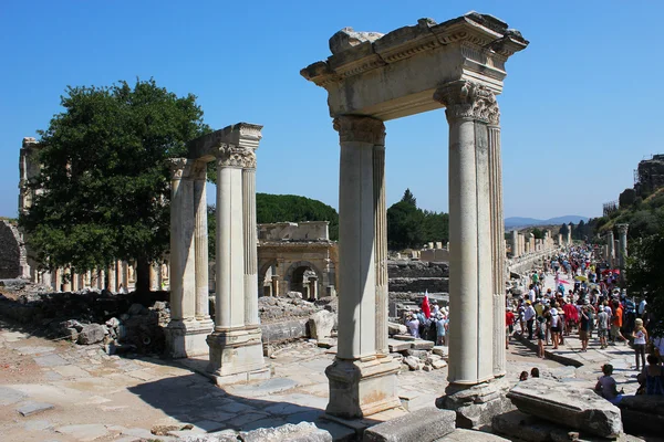 As ruínas de Éfeso na Turquia — Fotografia de Stock