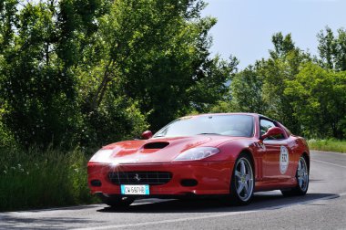 Red Ferrari Superamerica clipart