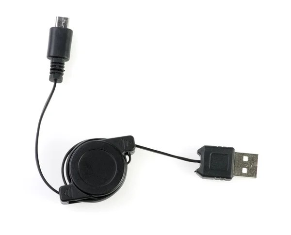 USB- en mini usb Rechtenvrije Stockafbeeldingen