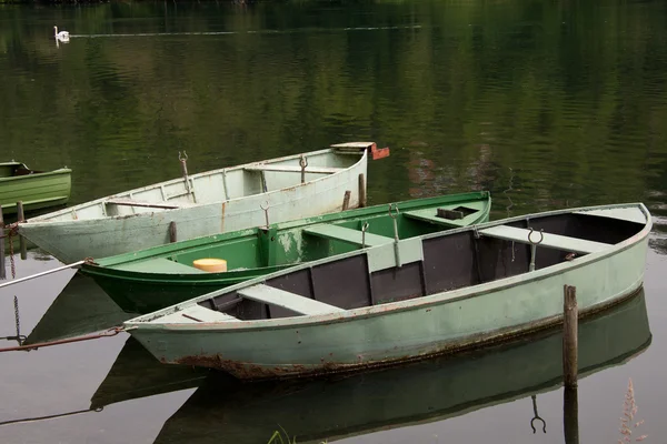 Barcos en el río Adda —  Fotos de Stock