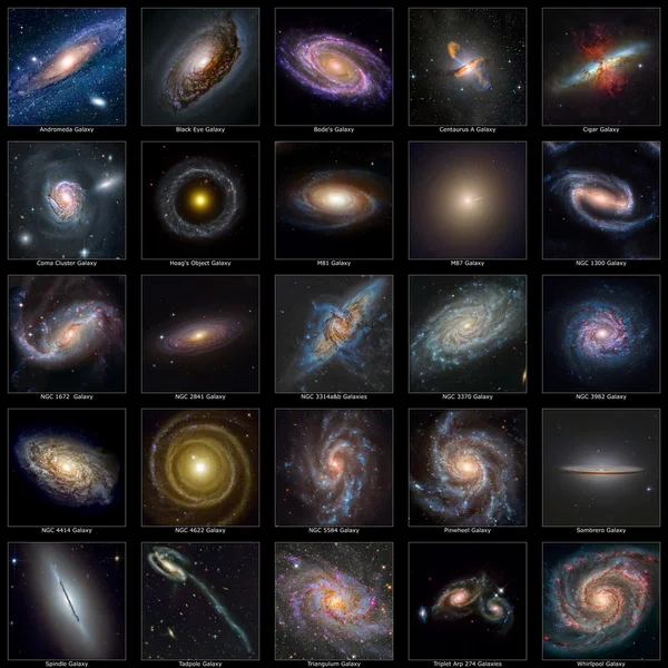 Галактика колекції Ліцензійні Стокові Фото