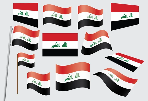 Σημαία Ιράκ — Διανυσματικό Αρχείο