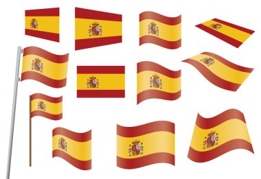 Flag of Spain clipart