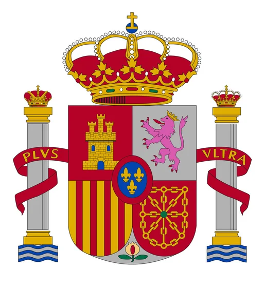 Spanisches Wappen — Stockvektor