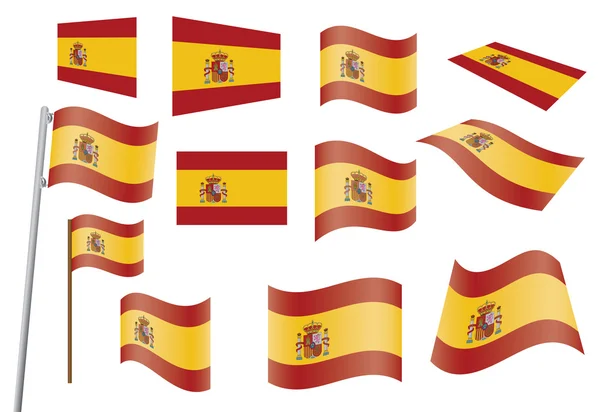 Прапор Іспанії — стоковий вектор