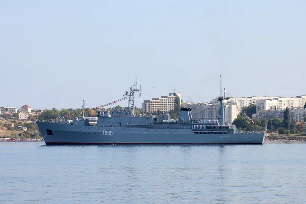 Ukraiński Dzień Floty Dnia Rosyjskiej Floty Sewastopolu Ukraina Lipca 2012 — Zdjęcie stockowe