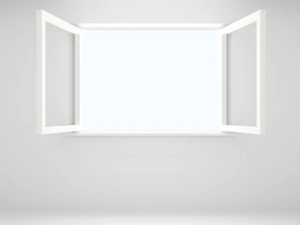 Öppna fönstret — Stockfoto