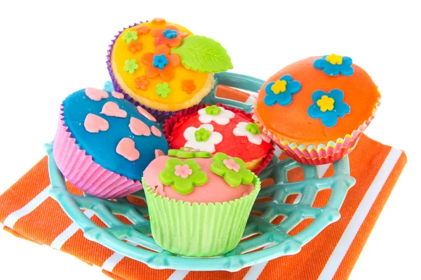 Zelfgemaakte cupcakes — Stockfoto