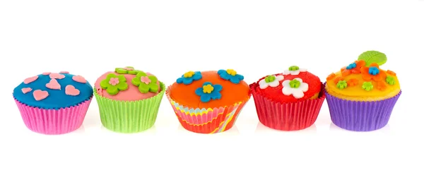 Πολύχρωμο cupcakes — Φωτογραφία Αρχείου