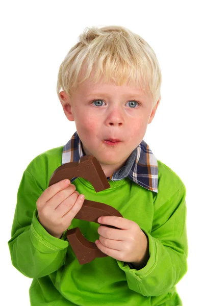 Їдять цукерки голландського Синтерклааса — стокове фото