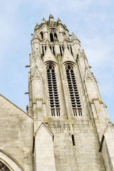Torre de la iglesia Bautista en Arras — Foto de Stock