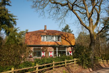 Typical Dutch house clipart