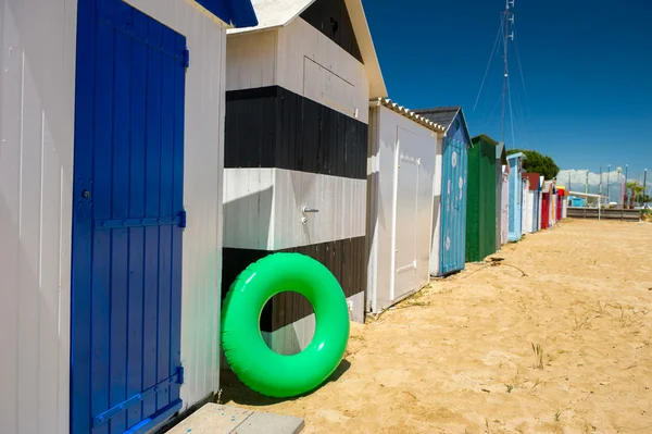 Beach huts — Stock Photo, Image