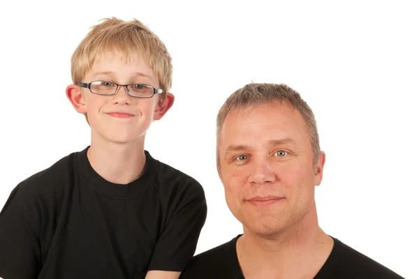 Portre baba ve oğul — Stok fotoğraf