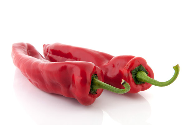 Red bell pointed peppers