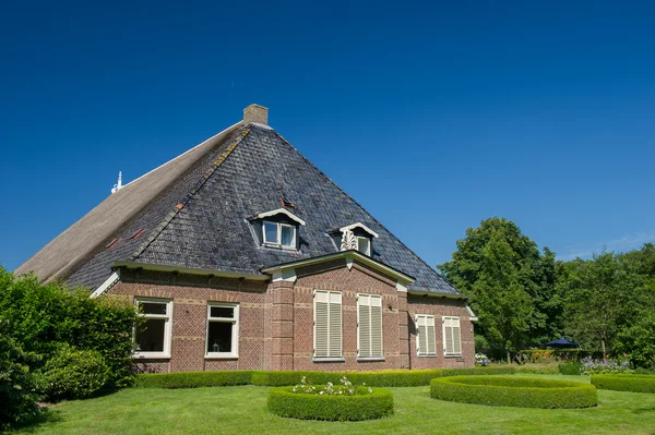 Tipica casa colonica olandese — Foto Stock