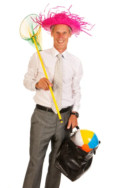 Manager in vacanza — Foto Stock