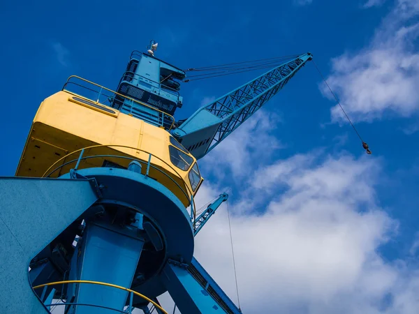 Crane in a port — Stock Photo, Image