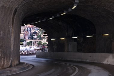 Karayolu tüneli, monte carlo, monaco