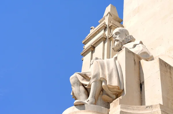 Estatua de Cervantes en Madrid, España — Foto de Stock