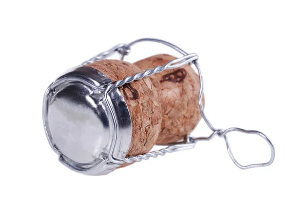 stock image Sparkling wine cork opened