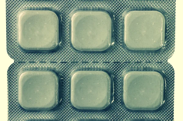 Шість таблетки старий дивлячись концепції. — 스톡 사진