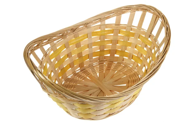 Traditional wicker basket — Stock Photo, Image