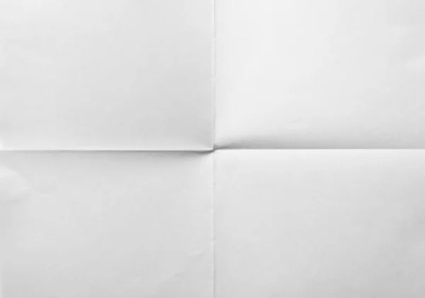 Papper som vikts i fyra — Stockfoto