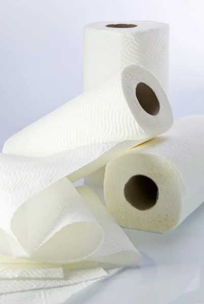 Toalha de papel branco — Fotografia de Stock