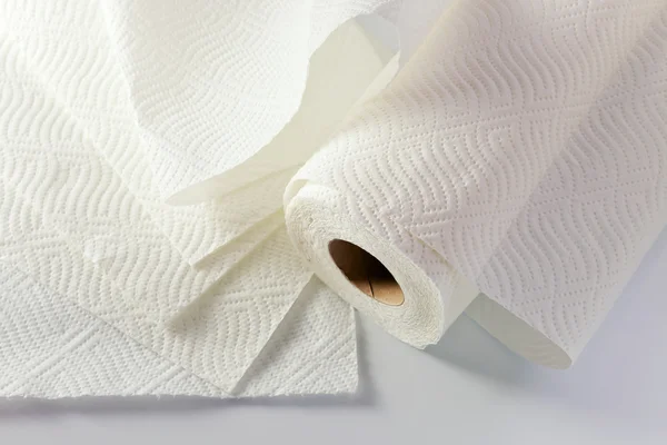 Toalla de papel blanco —  Fotos de Stock