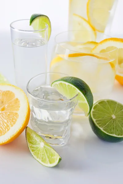 Drinks with citrus — Stock Photo, Image