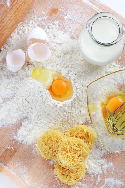Ingredientes para hornear pasta —  Fotos de Stock