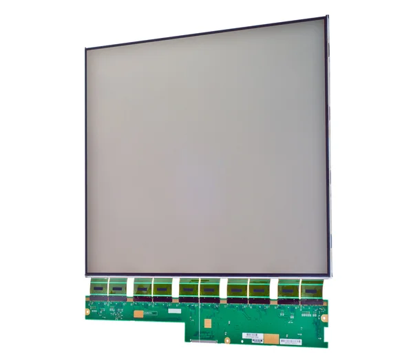 Wyświetlacz LCD na białym tle — Zdjęcie stockowe