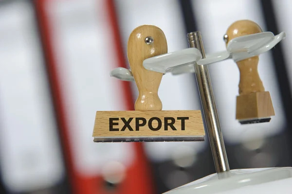 Exporteren — Stockfoto