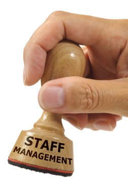 Staff management clipart