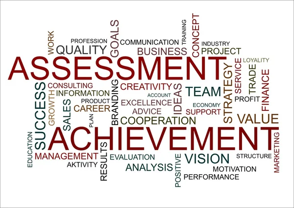 Assessment achievement — Stock Vector