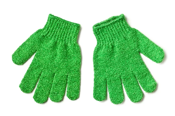 Rostlinné drhnutí rukavice — Stock fotografie