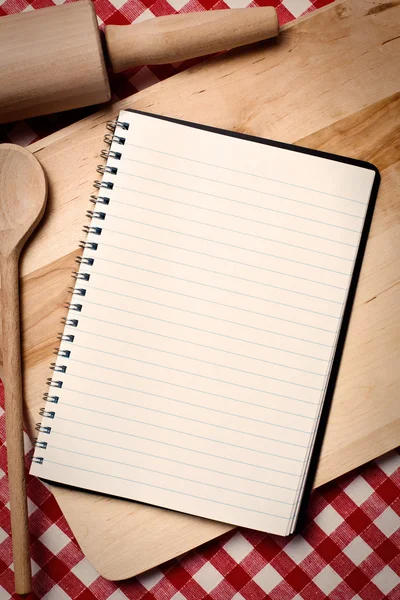 Blank recipe book — Stock Photo, Image