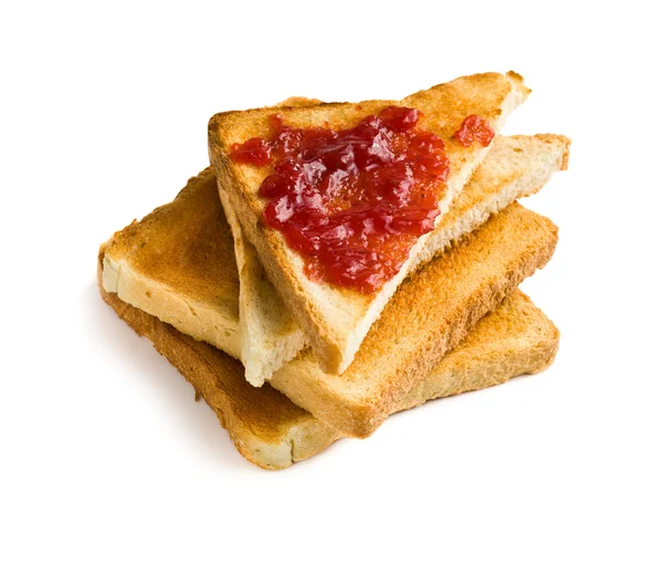 Toasty s džemem — Stock fotografie