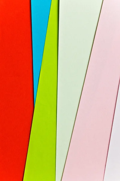 Feuilles colorées papier — Photo