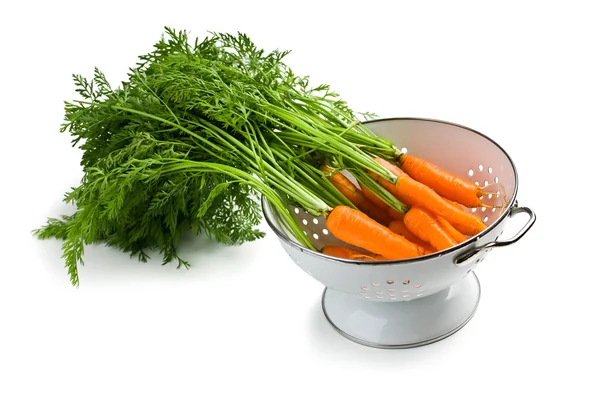 Zanahoria en colador —  Fotos de Stock