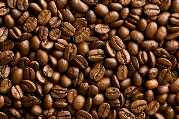Mönster av kaffebönor bakgrund — Stockfoto