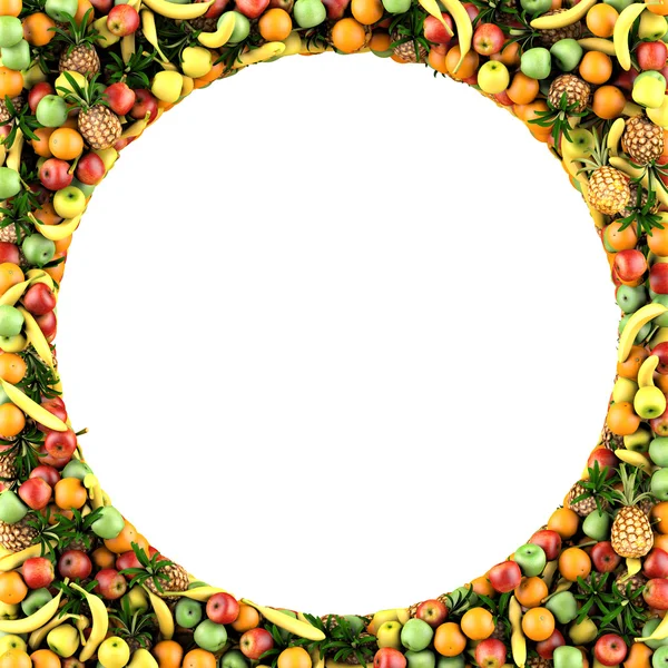 Frame of fruits. — Stock Photo, Image