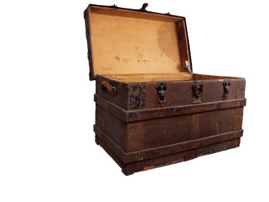 Antique chest 1 clipart