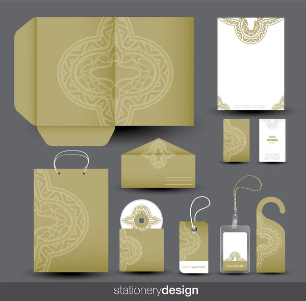 Diseño de papelería en formato vectorial Vectores De Stock Sin Royalties Gratis