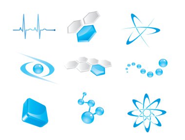 Set of vector icon elements clipart