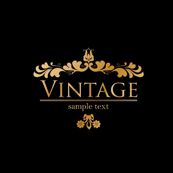 Royal vintage design — Stock Vector