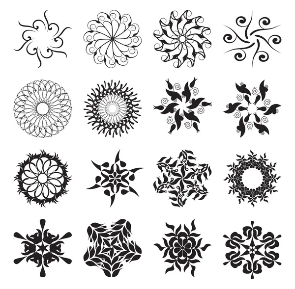 Set of abstract sun concepts — Stock Vector